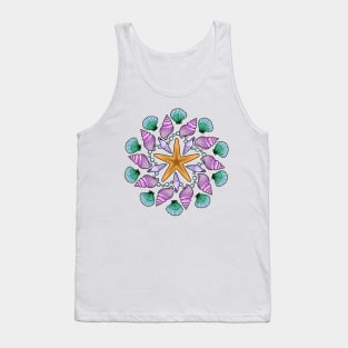 Shell mandala Tank Top